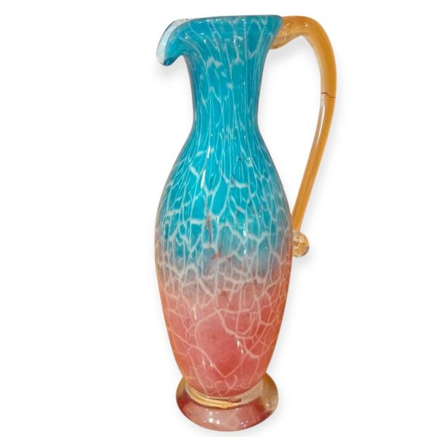 Vaso in Vetro di Murano Luba H 32 cm - Manifattura Artigianale Certificata